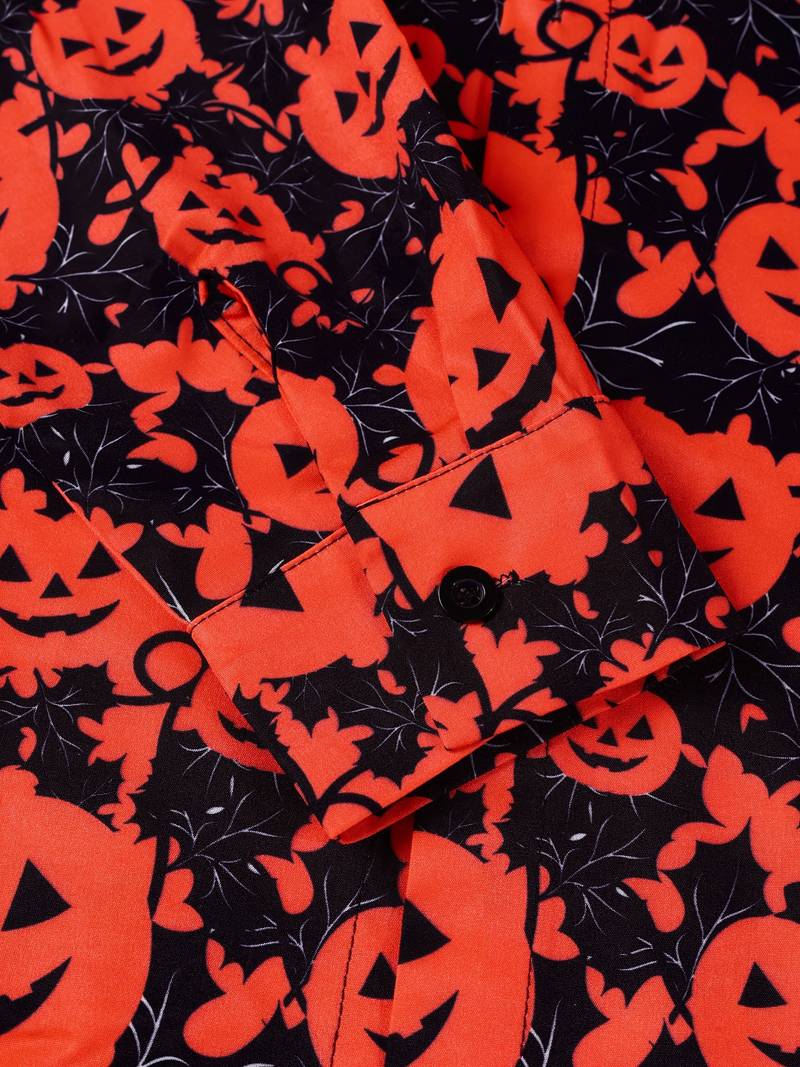 Kürbis-Hemd Halloween