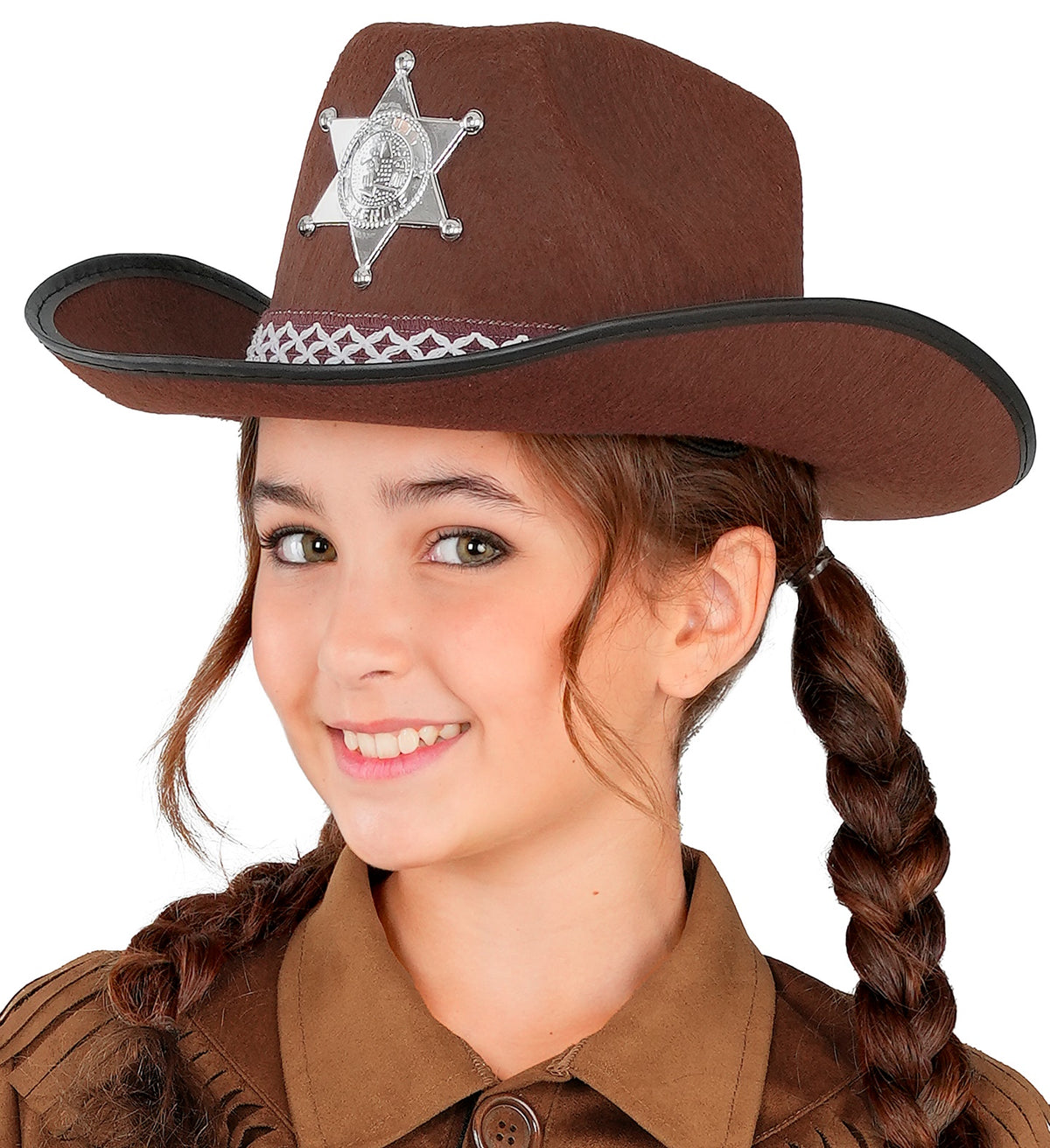 Sheriff Hut für Kinder mit Stern – Western