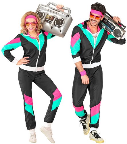 80er Trainingsanzug Retro für Damen und Herren