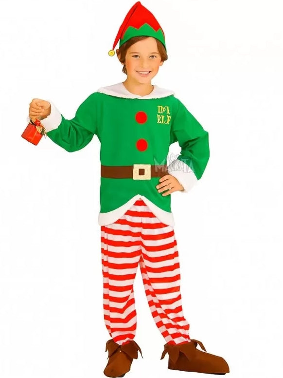 Weihnachtself Kostüm für Kinder