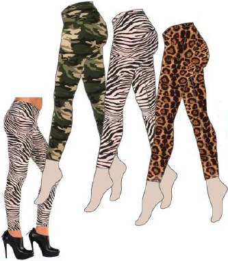 Army Leggings Camouflage
