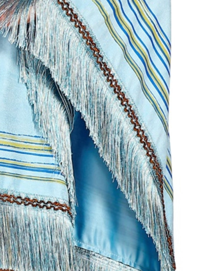 Indianerin Poncho mit Fransen – ABBA & Inuit Kleid