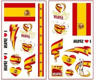 Spanien Tattoos – Fussball Fanartikel
