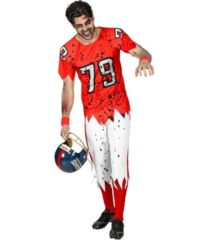 Zombie Footballer Kostüm Halloween