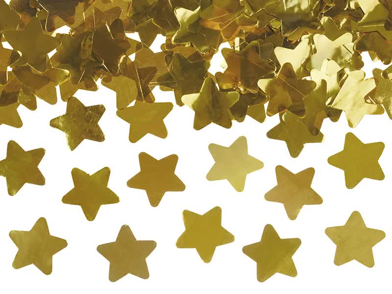 Konfettikanone Sterne – Weihnachten & Silvester