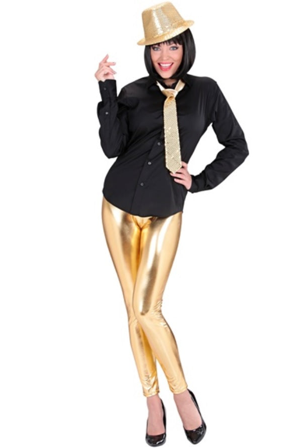 Leggings im Lederlook – Wetlook Leggings