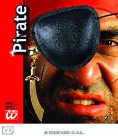Piraten Augenklappe mit Ohrclip