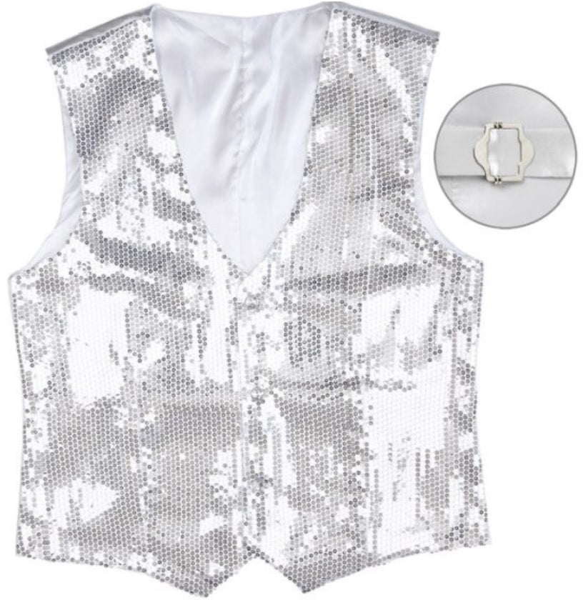 Pailletten Weste – Glitzer Gilet