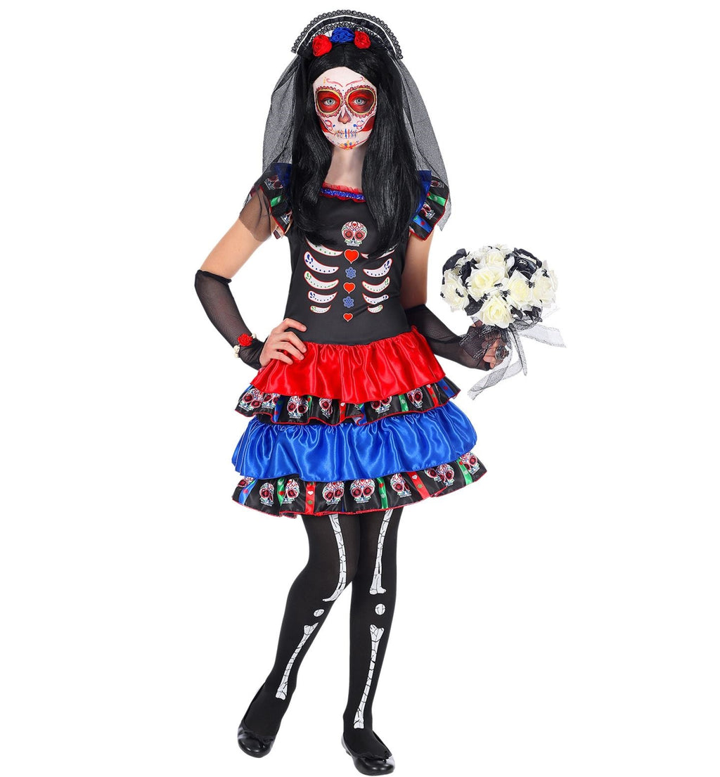 Tag der Toten Kostüm Mädchen – Mexiko Halloween