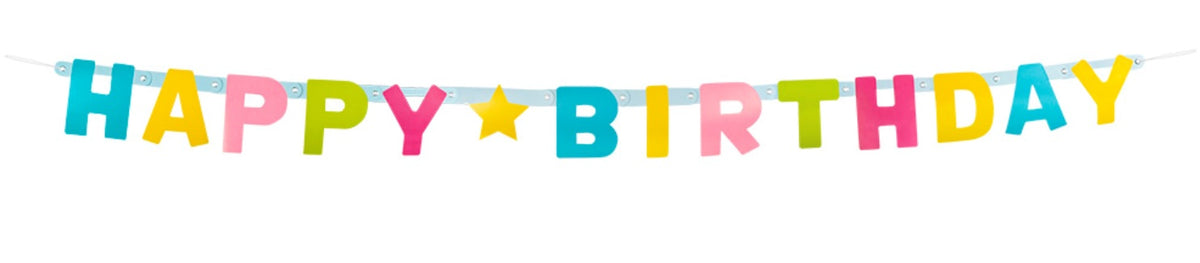 Happy Birthday Girlande – Geburtstagsdeko