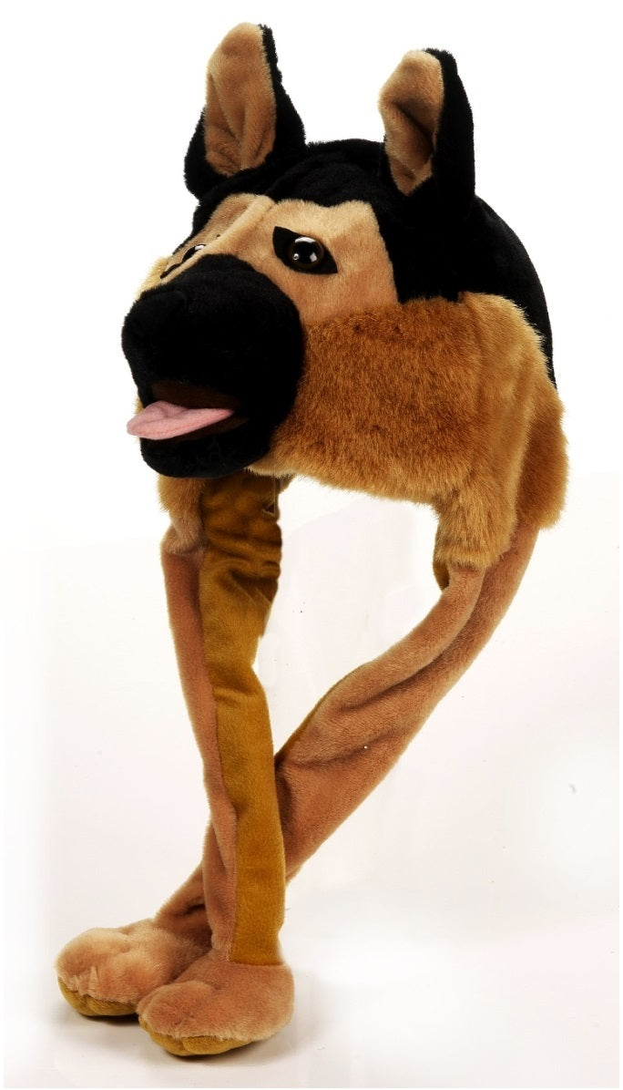 Schäferhund Mütze – Plüsch Tiermütze