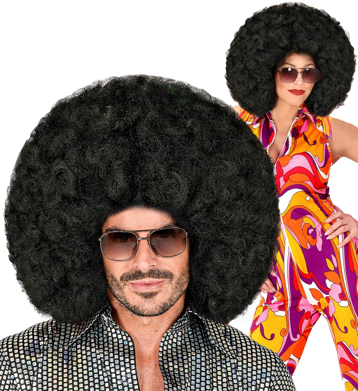 Afro Perücke – 70er Jahre Disco Perücke