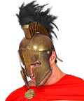 Spartacus Helm – Römerhelm mit Federkamm