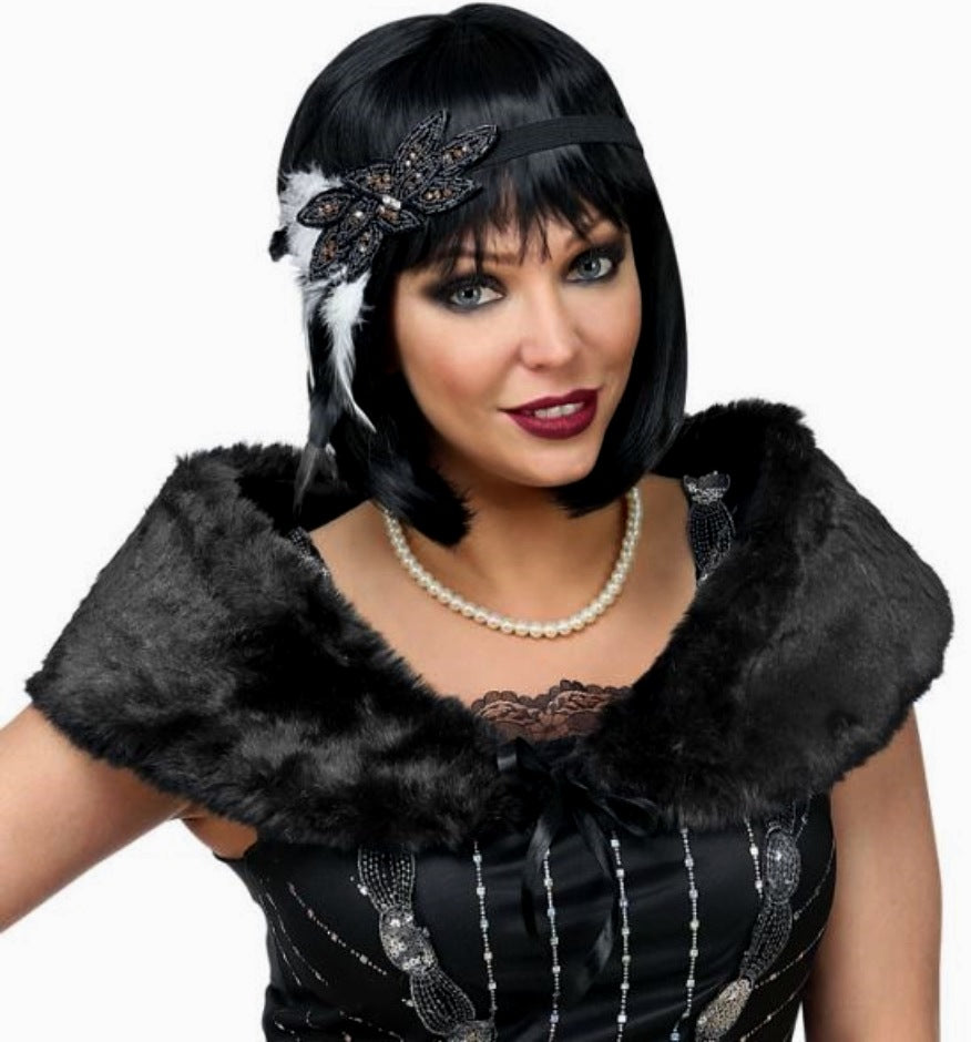 Stola mit Kopfschmuck – 20er Jahre Set