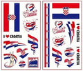 Kroatien Tattoos – Fussball Fanartikel