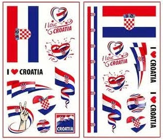 Kroatien Tattoos – Fussball Fanartikel