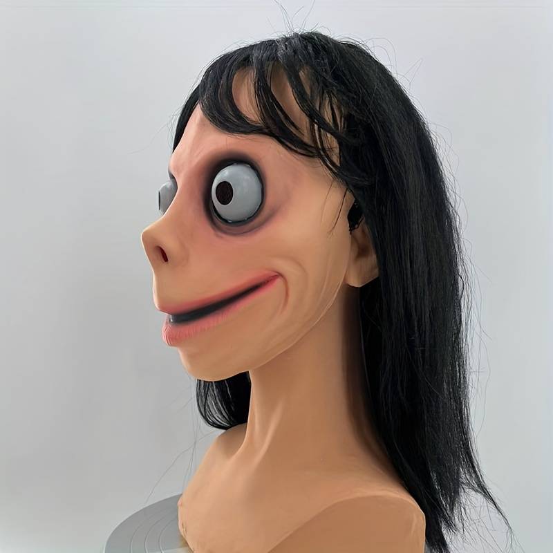 Momo Maske aus Latex – Creepy Doll