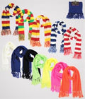 Winterschal gestrickt mit Fransen
