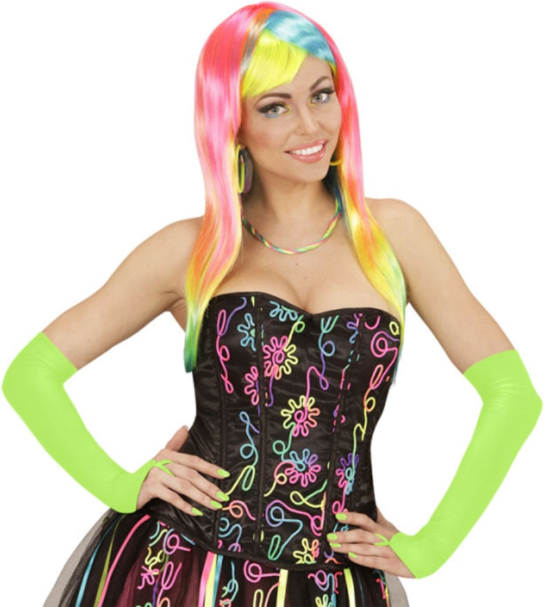 Satinhandschuhe – 80er Party