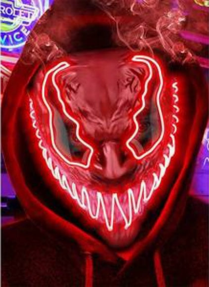 Venom LED Maske – Horror Halloween