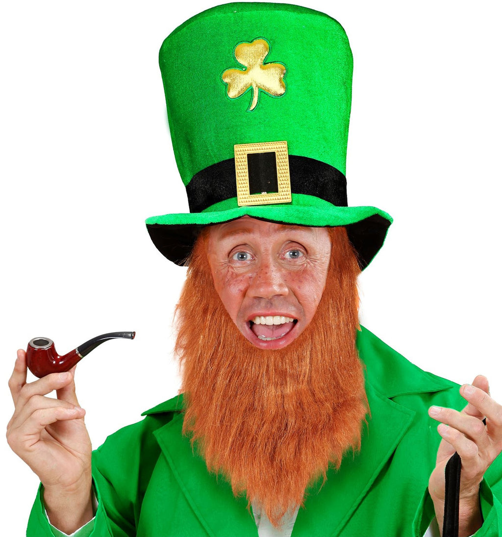 Kobold Zylinder mit Bart – St. Patricks Day Hut