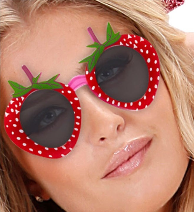 Erdbeer Brille – Strawberry Partybrille
