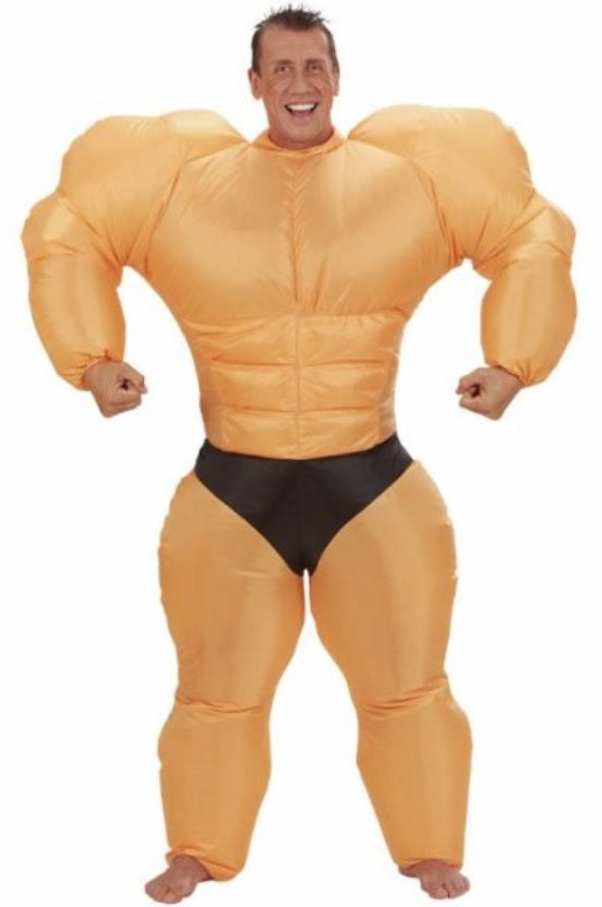 Bodybuilder Kostüm aufblasbar – Muskelmann