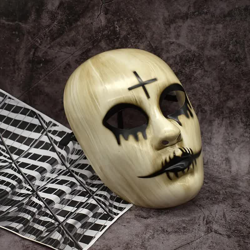 The Purge Maske mit Kreuz