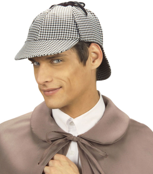 Sherlock Holmes Mütze – Detektivmütze