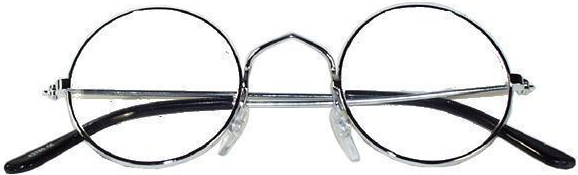 Metallbrille rund – Nerd Brille