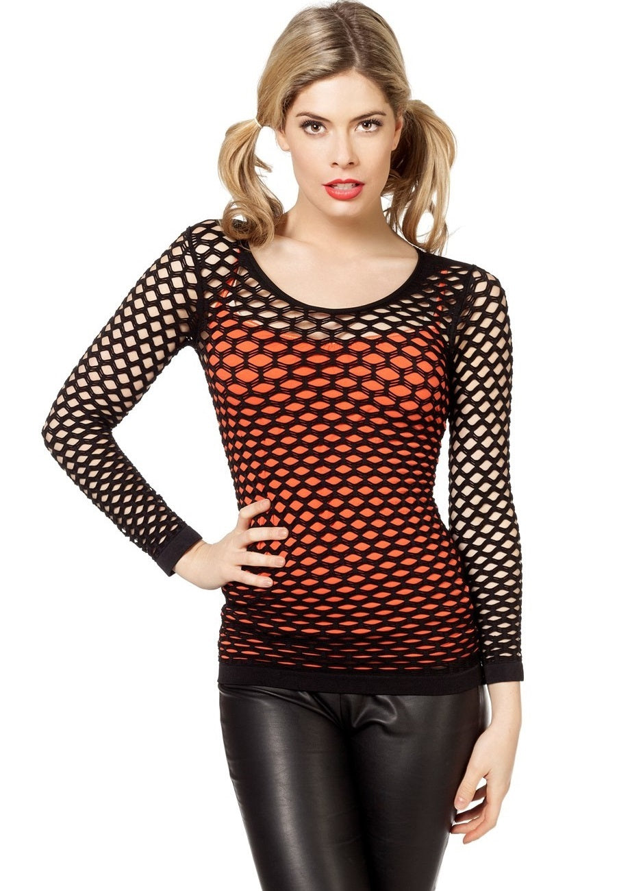 Netzshirt – 80er Oberteil