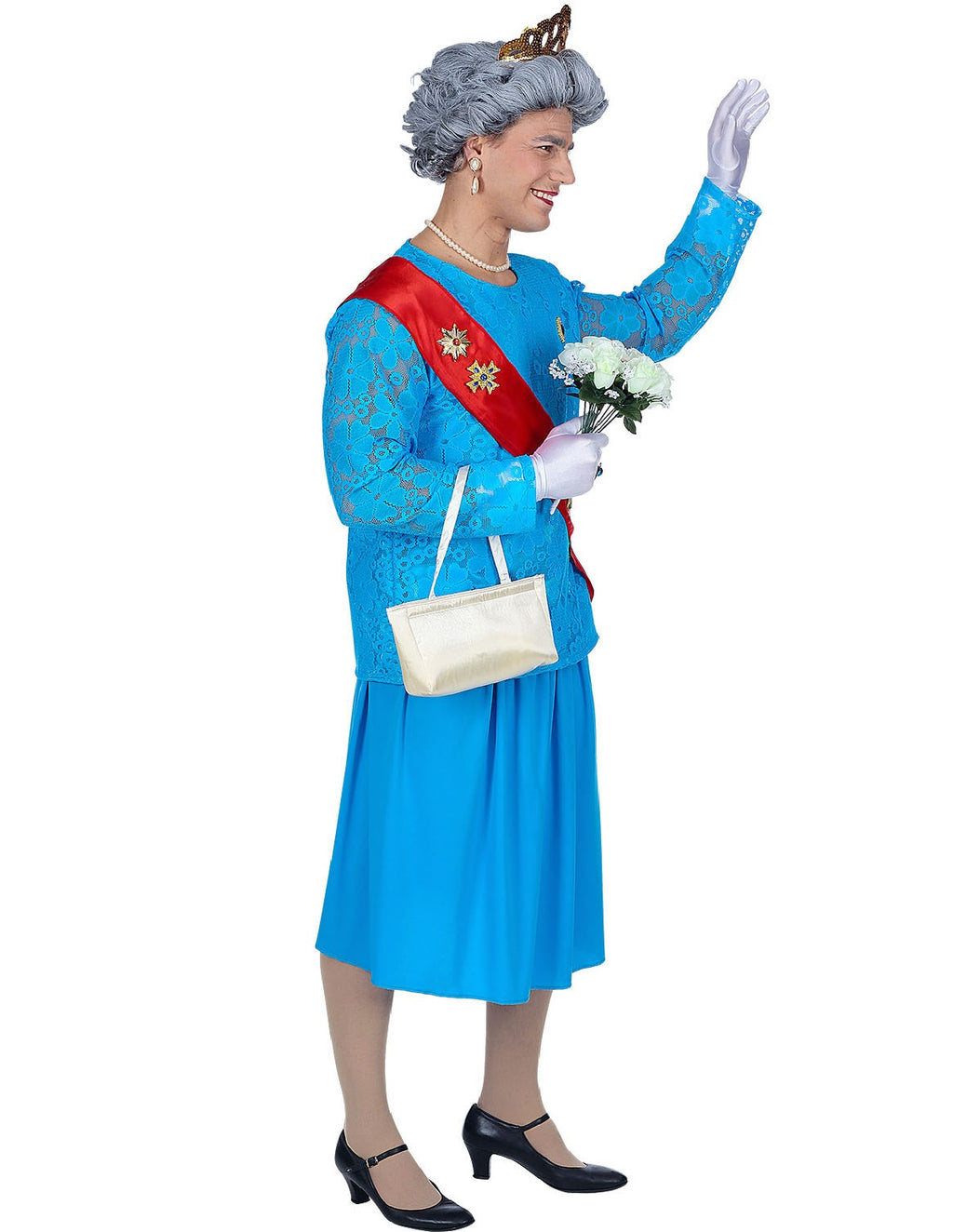 Queen Elisabeth Kostüm für Herren – lustig