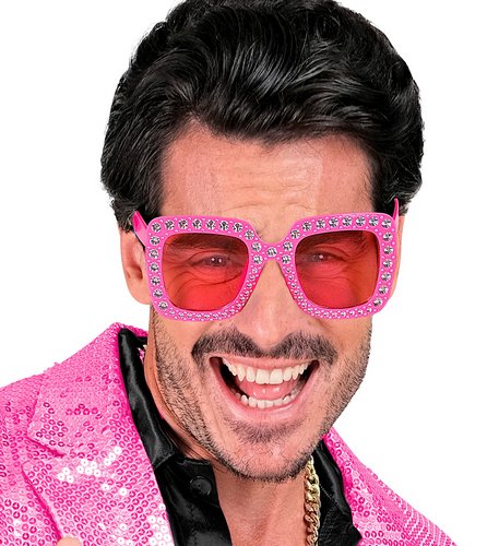 Strass Brille – Glamour Partybrille