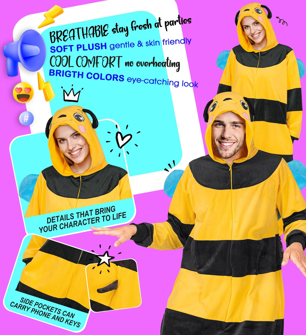Bienen Kostüm Overall – Biene Maja & Willi