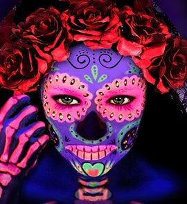 UV Schminke – Körperbemalung Streetparade