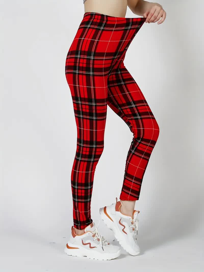 Karo Leggings – Punk & Schotten Look
