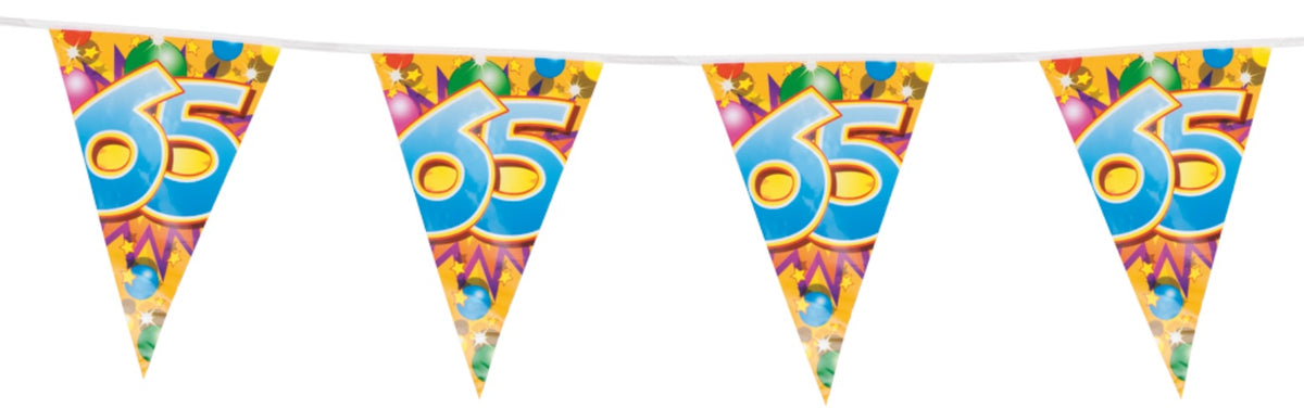 65. Geburtstag Wimpelgirlande – Pension & AHV