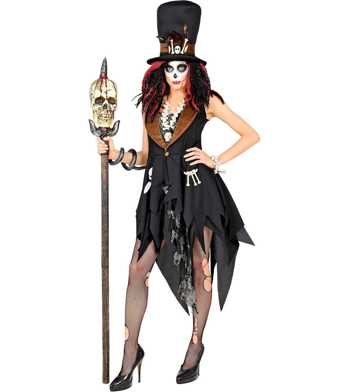 Voodoo Priesterin Kostüm – Voodoo Kleid für Damen