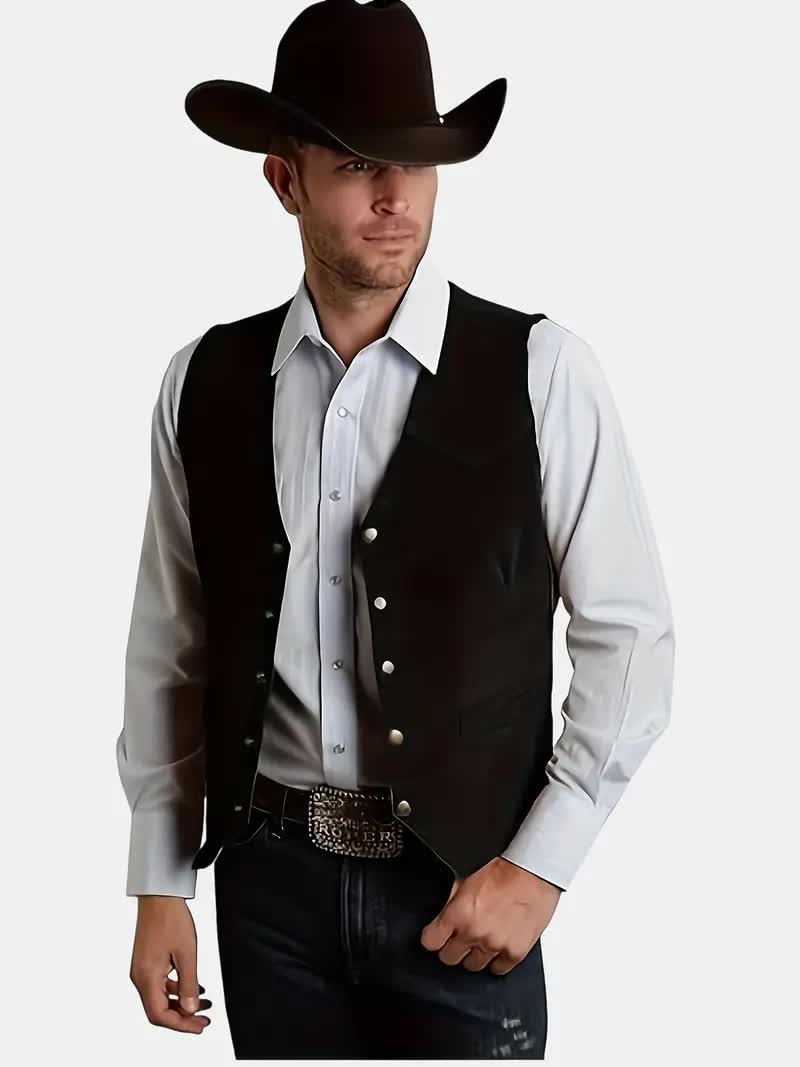 Cowboy Weste Deluxe Herren – Western Weste Texas
