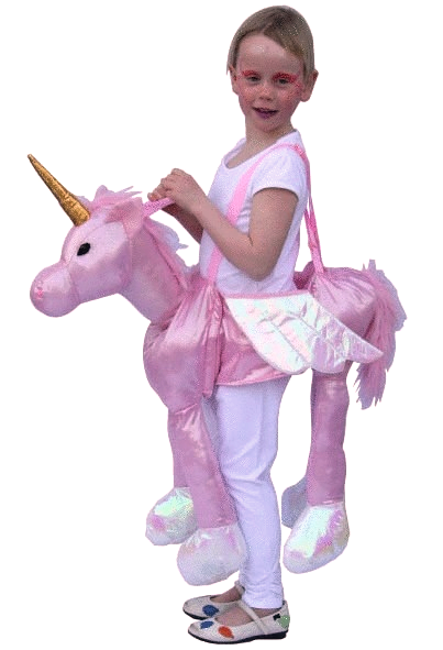 Einhorn Reittier-Kostüm für Kinder