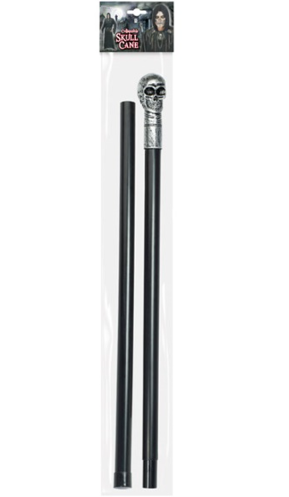 Gothic Spazierstock Vampir mit Totenkopf