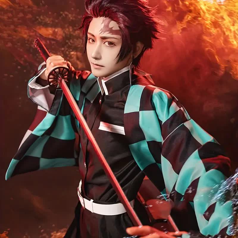 Tanjiro Kostüm Kinder – inspiriert von Demon Slayer