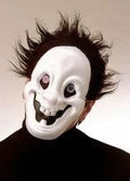 Geist Maske mit Haaren – Halloween