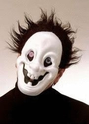 Geist Maske mit Haaren – Halloween