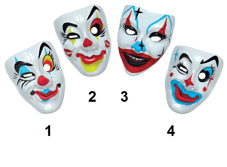 Clown Maske mit elastischem Band