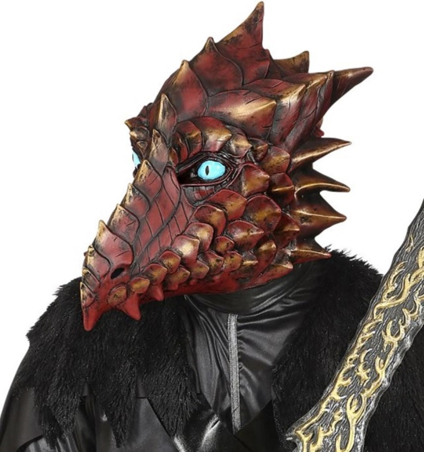 Drachenmaske aus Latex