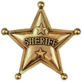 Sheriffstern für Wild West Mottoparty