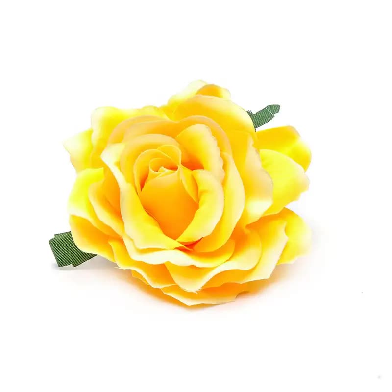 Rose Blume als Anstecker und Haarclip