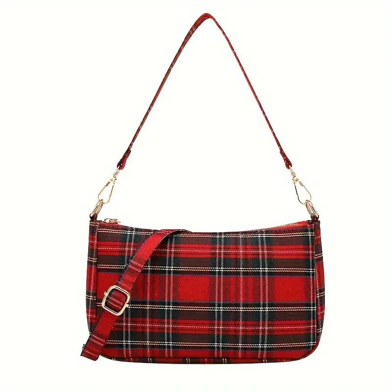 Schottentasche – Punk Schultertasche
