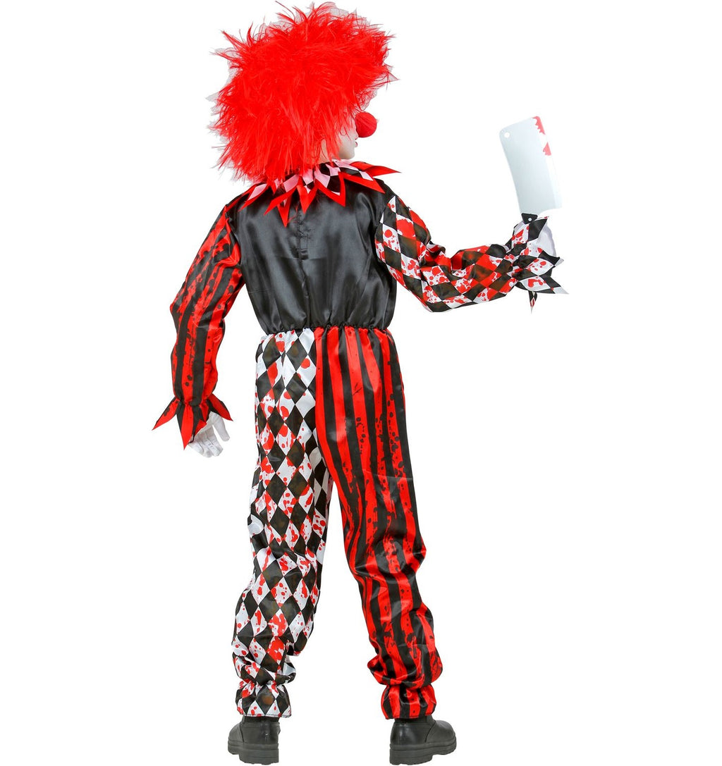 Killer Clown Kostüm für Kinder – Horror Pantomime
